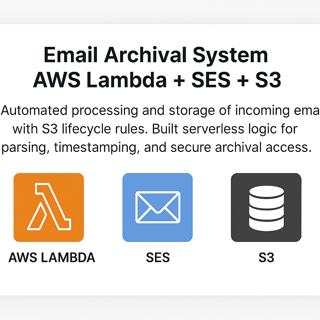 Email Archival System Preview